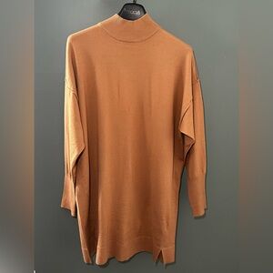 STEVE MADDEN - Camel Mock Neck Sweater Dress | Size M | NWT